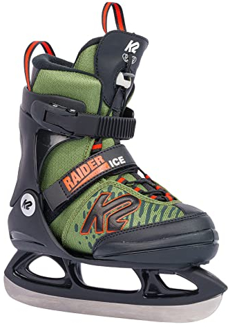 K2 Skates Jungen Schlittschuhe Raider Ice, green - orange, 25G0110.1.1.L