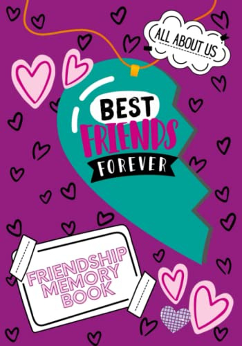All About Us, Best Friends Forever Memory Book: A Keepsake Fill In Gift Journal to Draw And Write All About Your BFF (Purple)