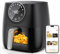 JOYAMI Air Fryer 5.7L, Air Fryer with Clear Window, Online Recipes, 8 Cooking Functions for Air Fry, Bake, Roast, Broil & More, Nonstick Basket Dishwasher Safe, 1700W