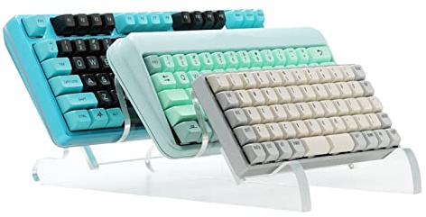 Acryl-Präsentationsständer, 3-stöckiger mechanischer Tastaturständer | langlebige und dickere Acryl-Regale für Zuhause und Büro, Tastatur-Buchständer