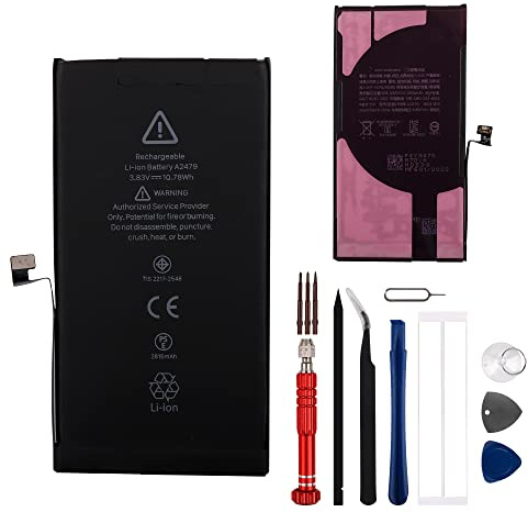 E-yiiviil Batterie de Remplacement A2479 Compatible avec iPhone 12/12 Pro avec kit d'outils de réparation