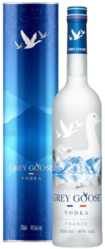 GREY GOOSE Premium French Vodka Limited Edition Gift Tin, 40% ABV, 70cl | Limited Edition Gift Set for Birthdays or Celebrations, Premium Vodka, Made in France, 700ml