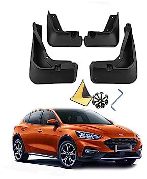 SaVgu Parafango, for Focus Active 2020-2023 Paraspruzzi Anteriori e Posteriori Personalizzati modellati Paraspruzzi Parafanghi Kit Accessori Auto da 4 Pezzi