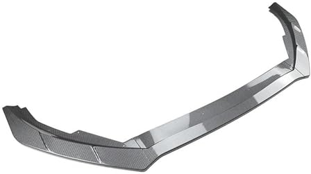 Auto Frontspoiler Für Ford Für Focus Für MK4 2019-2022 Frontstoßstangenlippe Autospoiler Deflektorschutz Body Kit Außenzubehör 3-TLG Frontstoßstange Spoiler(Color:Kohlenstoff-Look)
