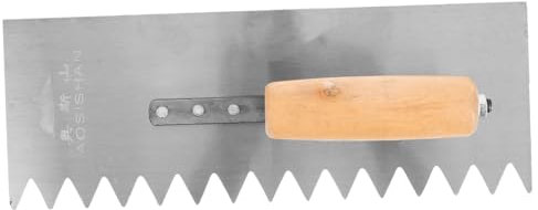 DOITOOL Spachtelschaber Aus Kohlenstoffstahl Glättekelle Für Beton Mit Holzgriff Einfach Zu Verwenden