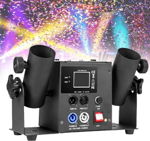 YXYLJOZ Lanzador de Confeti Profesional, para Bodas, Fiestas, Clubes, Bares, Navidad, Halloween, Carnaval, Eventos de Pascua