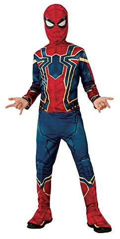 Rubie's Official Avengers Iron Spider, spindelmannen klassisk barndräkt – stor, ålder 8–10, höjd 147 cm