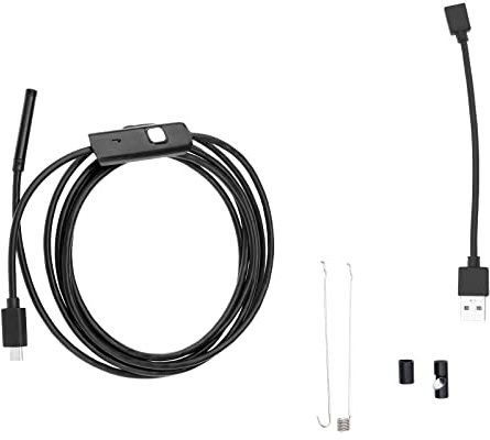 Usb Endoskop Inspektion Kamera Borescope Wasserdicht mit 6 LED Leuchten Kompatibel mit Android Win XP/7/8/9/10 2m