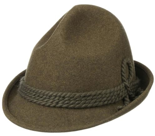 LODENHUT MANUFAKTUR Dreispitz Herren Hut Wollfilz Uni Garniturband Made in Germany Sommer Winter