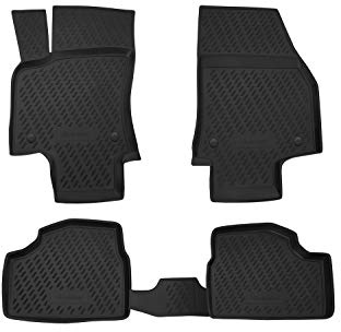Element Passgenaue Premium Antirutsch Gummi Fußmatten - OPEL Astra H, Schrägheck, schwarz