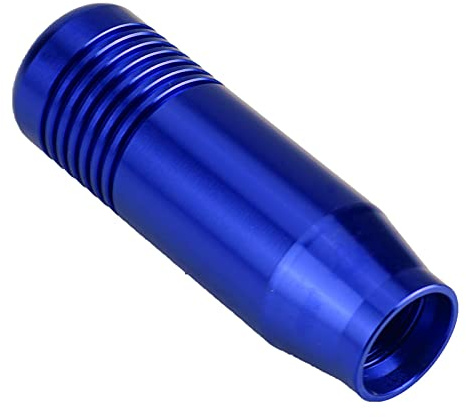 Tbest Gear Stick Gear Rot Körper Aluminium Auto Manuelle Schaltknauf Griff Shifter Kopf 8,5cm für Rot (Blau)
