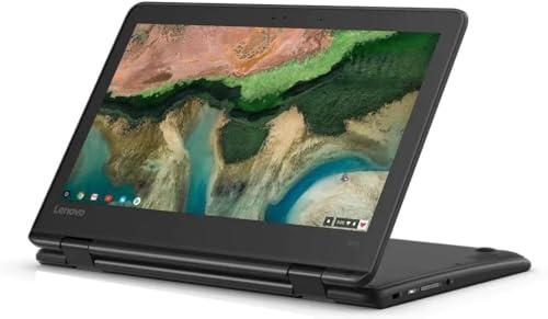 Lenovo 300e Chromebook 2nd Gen Touchscreen Laptop, 11.6 2 in 1 Laptop, AMD A4-9th 2.5GHz, 4GB RAM, 32GB SSD, Chrome OS (Rinnovato)