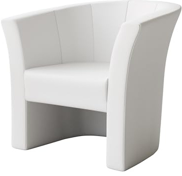 Mirjan24 Cocktailsessel Noliaw, Design Polstersessel Clubsessel Bürosessel Relaxsessel Loungesessel Einzelsessel Sessel Club Möbel (Kunstleder Soft 017)