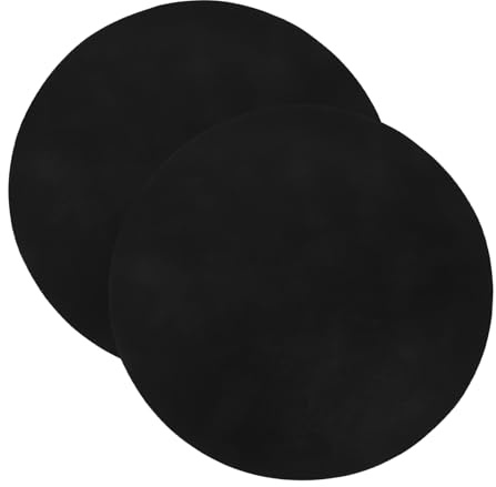 BESPORTBLE 2 Pièces Tapis Cuisson Barbecue Rond Nonadhésif Réutilisable pour Barbecue Extérieur Antiadhérent Facile à Nettoyer