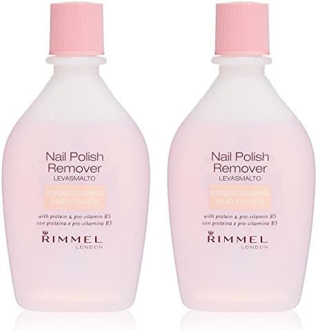 Rimmel London Levasmalto Rinforzante Solvente Unghie ad Azione Rapida con Proteine e Pro-Vitamina B5, 100ml (Confezione da 2)