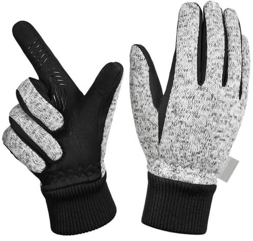 Herr Vandringshandskar Vinter Varma Skidhandskar Frostsäkra Handskar Bärbara Ridhandskar for Snowboardåkning(XXL)