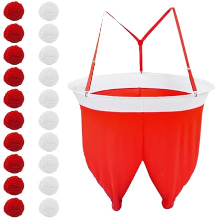 Oma Hosen Spiel,Einschließlich Hüpfbälle Riesige Spielzeug - Unterhose Outdoor-Spiel Set - Für Hinterhof Gras Geburtstag Weihnachten Wiedersehen Partys Karneval Gruppe Erwachsene