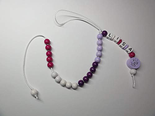 Kimberly-Baby Rechenkette mit Namen - Motiv Schmetterling