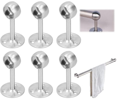 Tissting Support Tringle Rideau Plafond, Support en Acier Inoxydable Fixation Montage pour Armoire Dressing Rideau Douche, Solution de Rangement Tout-en-Un pour Maison et Salle de Bain