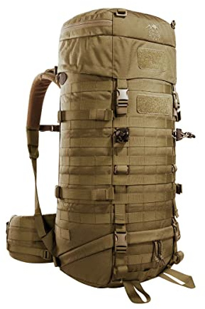 Tasmanian Tiger TT Base Pack 52 Modularer, erweiterbarer Einsatz-Rucksack 52L bis 65L Volumen, Trekking-Rucksack mit Molle-System und abnehmbarem Hüftgurt