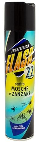 Flash Insetticida Spray Mosche e Zanzare, 400ml