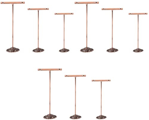Cabilock 9 Stk T-förmige Ohrringanzeige Schmuckst?nder Ohrringhalter Ohrring-baum-organizer T-bar-ohrringständer Ohrringe Stehen Präsentationsständer Für Ohrringe Hängend Ausstellungsstände