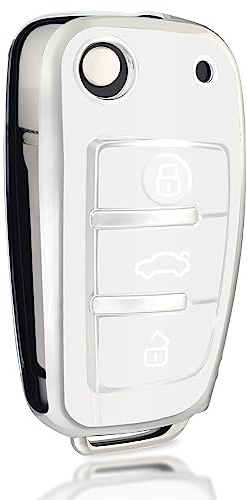 OFFCURVE Autoschlüssel hülle für Audi A3 A1 Q3 Q2 S3 S1 RS3 TT R8
