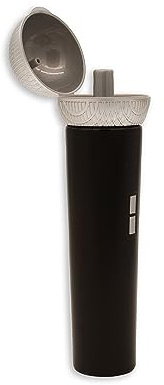 Winkee Rocks Rockstar Distributeur de gel douche I Flacon distributeur de gel douche aspect microphone I Distributeur de shampoing avec fixation murale en noir I Distributeur de savon noir