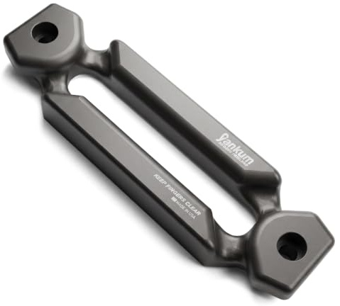 Yankum Groove Winch Fairlead - Synthetic Rope Compatible, Hawse Style, 10 Bolt Mounting, for Jeep, Truck, ATV, Heavy-Duty Winch Accessory - Made in USA
