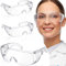 Nuyoah Lunettes De Protection Sécurité Lunette De protection Travail Lunettes De Sécurité Anti-buée Pour Les Lieux De Travail Construction Bricolage Laboratoire Soudage Chimie 5 PCS (5)