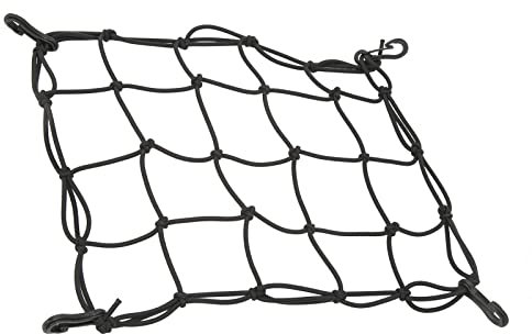 WGFOIP Kayak Cargo Bungee Net Boat Console Cargo Net Nylon Black Stretch Canoe