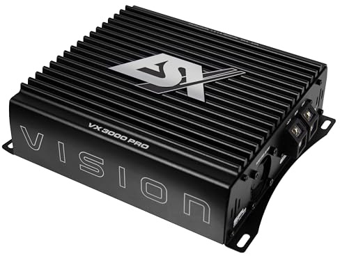 ESX VX3000PRO-24V – Camion/Truck ULTRA-CLASS-D MONO Amplificatore di potenza da 3000 Watt RMS per tensione di rete da 24 V