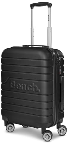 Bench Kleiner Hartgepäck Kabinen-Koffer | Cabin-Trolley 37 x 22 x 55 cm aus hochwertigem, robustem ABS Material | für Damen und Herren | 4 Doppelrollen & TSA-Schloss | Seattle Serie