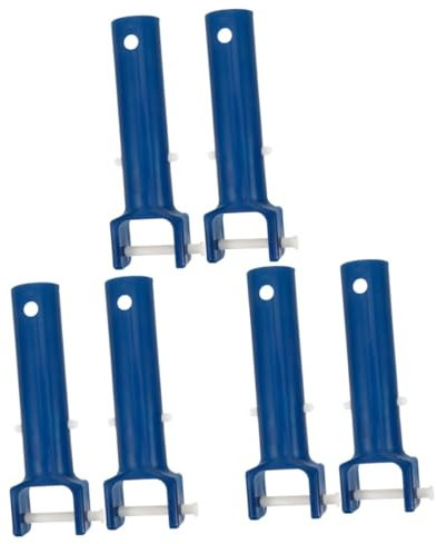 Supvox 6stücke Ersatzgriff Für Poolreinigung Universeller Saugkopfgriff Für Schwimmbadbodenreinigung Ergonomisches Design Einfache Installation Für Verschiedene Poolmarken