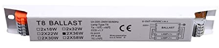 LPMPCZKZGF 220-240V CA 2x36W Amplio Voltaje T8 Balasto electrónico Lámpara Fluorescente Balastos Lastre