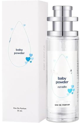 Perfume De Talco Para Bebés Elyven, Eau De Parfum, Perfume En Aerosol Suave Para Bebés, Aroma Floral Y Cremoso Para Mujeres Y Hombres, Hidratación Y Fragancia De Larga Duración (white)