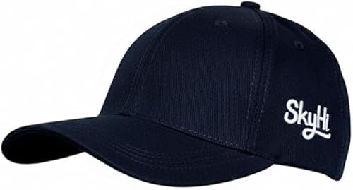 Skyhi Cricket Cap for Men, Women | Lightweight with Sweatband Sports Hat | Outdoor Training & Match Cap for Cricket, Running & Fitness Navy Blue