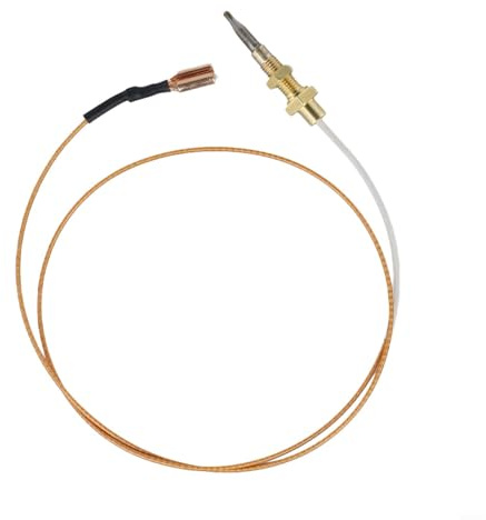 Thermoelement für Gasherd, 600 mm Ofentemperatursensor, Hochtemperatur-Metallsensor für Kochgerät, kompatibel mit Gasherd (120 cm)