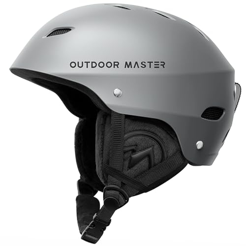 OutdoorMaster Kelvin Unisex Skihelm - Schneesporthelm für Skifahren/Snowboard mit Belüftungssystem, Schneehelm für Herren, Damen & Jugend
