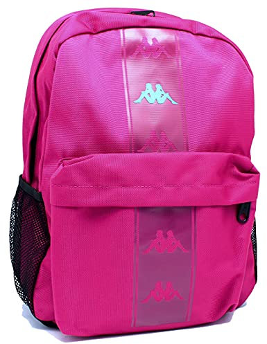 seven Zaino Americano Fucsia Logo Fluo Kappa