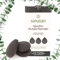 Sinutan® | Eponge Konjac 100% Naturelle (pack de 3 (NOIR)