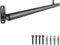 Dolibest 117cm Barandilla de Metal, Barandilla de Escalera Antideslizante Asidero de Seguridad Barra Montada en la Pared Barrera Libre de Escaleras Balaustrada Pasarela Interior y Exterior