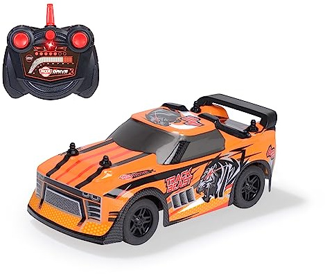 Dickie Toys - RC Auto Track Beast (orange-schwarz) - ferngesteuertes Auto für Kinder ab 6 Jahre mit Fernbedienung (2-Kanal FS, 2,4GHz) und Batterien, 15 cm, bis 6 km/h
