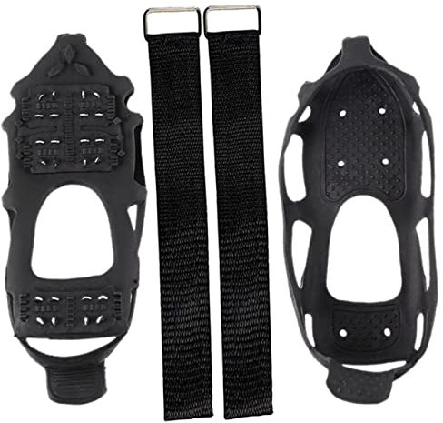 COSMEVIVI 1satz Eisspikes Für Schuhe Rutschfeste Schneeschuhe Mit Zähnen Winter Outdoor Zubehör Für Wandern Eisklettern Und Angeln Einfache Handhabung Und Optimaler Halt Eis Und Schnee