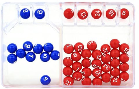 Lottery Ball Machine - Professionell manuell ritning av lotterinummer Leksaksväljare för alla lotterier Transparent Visningskammare Roterande Handtag Costr
