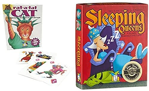 Gamewright - Sleeping Queens - Card Game & Rat-a-tat Cat Game