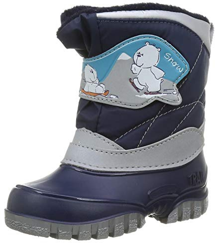 Spirale Trolly, stivali da neve unisex bambini, blu, 21 EU