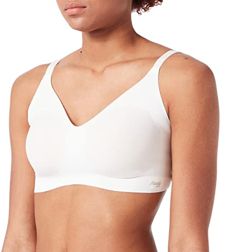 sloggi Women's sloggi Zero Microfibre 2.0 H Bralette Bustier , Angora, L