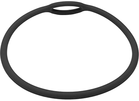 BigKing Atemreglerhalter, Atemreglerhalter Tauchen Silikon Atemregler Halskettenhalter Tauchzubehör Schwarz(62cm)