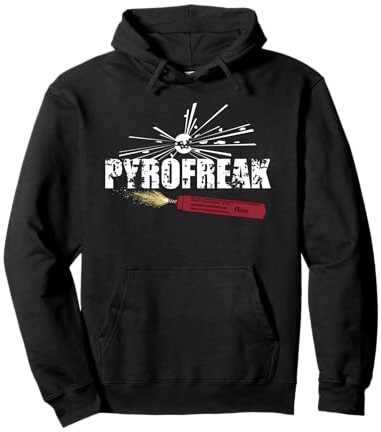 Silvester Feuerwerk Pyro Freak Pullover Hoodie